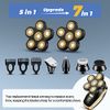 Head Shavers for Bald Men Rotary Electric Razor Cordless Shaver for Men Multifunctional Electric Razors for Bald Men Waterproof Mens Head Razor Rechargeable Razors for Bald Man