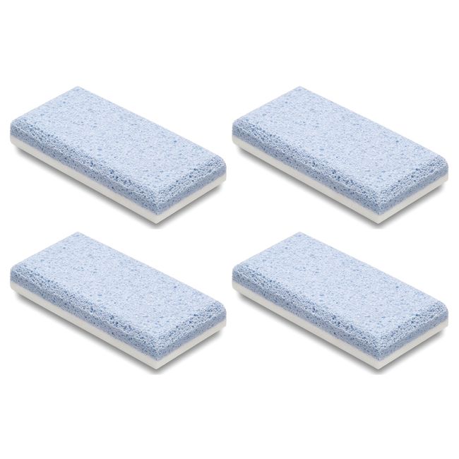 Ever Ready Dual Action Cellular Glass Pumice Stone for Feet, Callus Remover/Foot Scrubber 4 x Pack