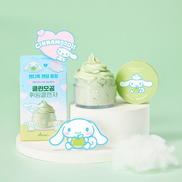 [Cinnamoroll X Ariel] Apple Cider Whipping Cream Cleanser 100g Cinnamoroll Plan (Handy Talk Giveaway)