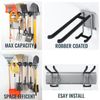 Heavy Duty Wall Mount Tool Storage Rack 350lbs Capacity Grey