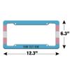 GRAPHICS & MORE Personalized Custom 1 Line Transgender Pride Flag License Plate Tag Frame
