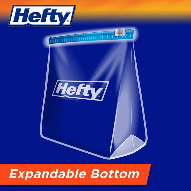 Hefty Slider Freezer Storage Bags, Quart Size, 35 Count (Pack of 9), 315  Total