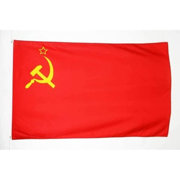 Drapeau URSS en Polyester 75D avec Oeillets, 150cm x 90cm
