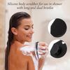 2Pack Silicone Body Scrubber Qewro Body Buffer Exfoliating Brush with Silicone