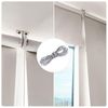 uxcell Chain Cord Blind Bead Vertical Roller Shade for Window Curtain Replacement, Gray