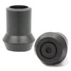 19 mm Black Rubber Crutch Ferrule