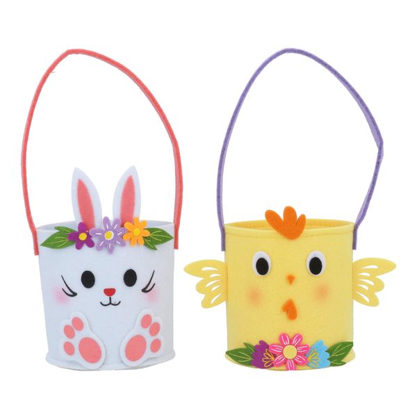Gisela Graham Easter Egg Hunt Baskets, Set of 2