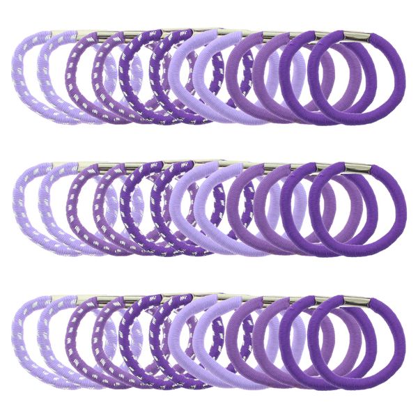 Zac's Alter Ego Set of 36 Strong Elastics Hair Bobbles Elastic Bands Hair Accessory