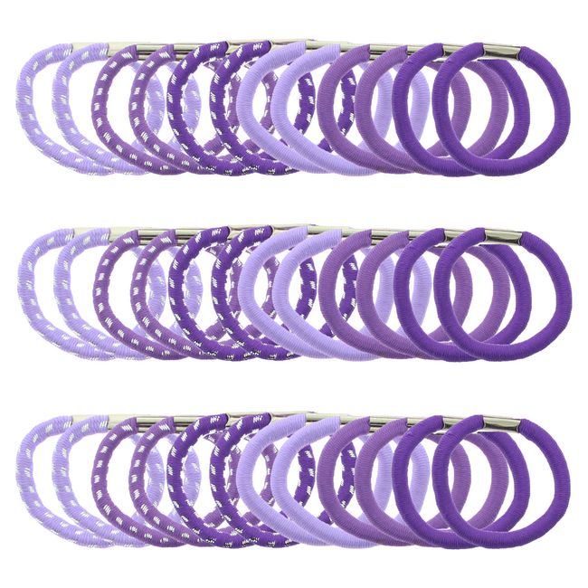 Zac's Alter Ego Set of 36 Strong Elastics Hair Bobbles Elastic Bands Hair Accessory