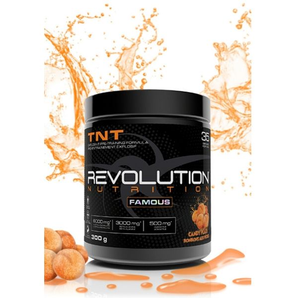 Pre-workout (TNT) Revolution Nutrition, Multiple Flavors, 300g