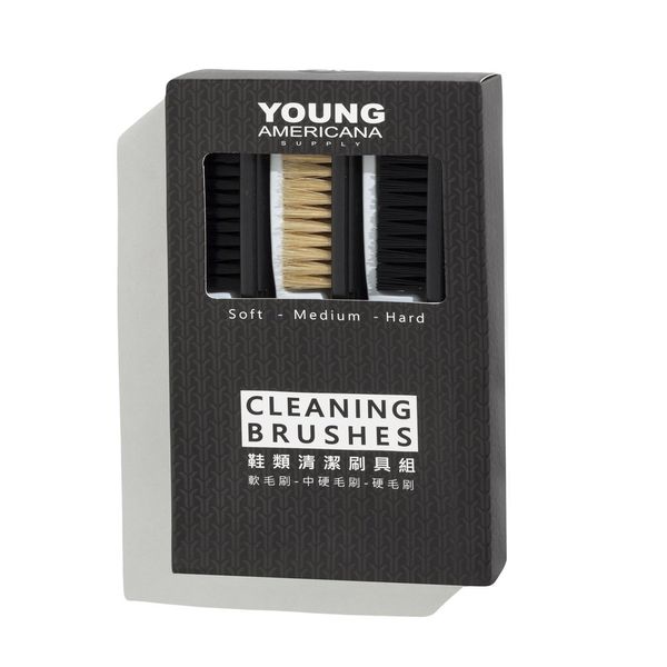 Young Americana Supply YC01018 Cleaning Brush Set, Black