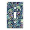 Zombie Pattern Deadcorps Undead Horror Plastic Wall Decor Light Switch Plate Cover Toggle