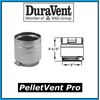 DURAVENT PELLETVENT PRO Pipe 3" Diameter Appliance Adapter #3PVP-ADS NEW!