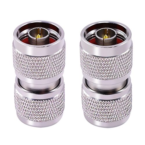 CNARIO 2PCS N Coaxial Connector N Type Male to N Type Male Adapter Coax Connectors for WiFi Antenna RF Coaxial Cable (NOT for TV)
