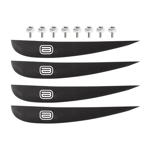 Brunelli Wakeboard Finne 4er-Set geeignet für Wood Flex Pro