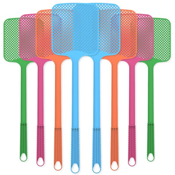 (8 Pack) Fly Swatters,Large Bug swatter That Work for Indoor and Outdoor