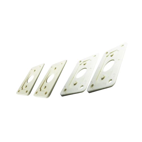MARINE CITY Marine Antenna Mount Shim Kit Plastic Shim for Sloping Deck-2 pcs Short Taper & 2 pcs Long taperr