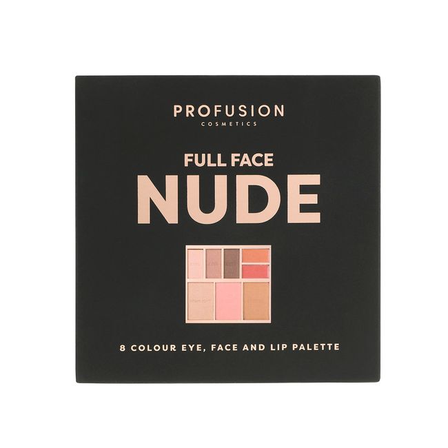 PROFUSION COSMETICS FULL FACE PALETTE NUDE | 8 SHADE EYE, FACE AND LIP PALETTE