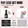 TOMICCA 5 in 1 Builder Nail Gel- 15ML Builder Base Strengthening nude Nail Gel for Hard Strong Nails Tips & Extensions, UV Nail Gel Polish for Nails Repair, Nail Art Supplies Easy to Shape(nude)
