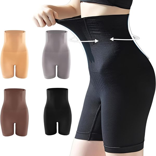 veimia Women's High Waist Shaper, Waist Shaper, Girdle Shorts, Tightening, Butt Lifting, Soft, Breathable, Comfortable, Stretchy, Butt Lifting Shorts, Black