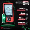 TENS EMS Muscle Stimulator Pain Relief Device Back Neck Sciatica Therapy Red New