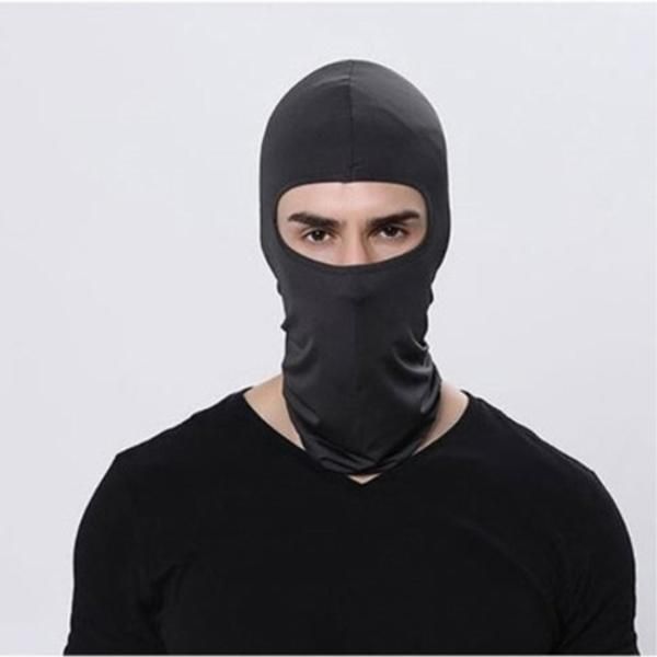 Chacha summer full face mask black golf cooling mask golf cooling mask golf supplies