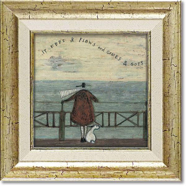 Upower Sam Toft Gel-Treated Art Frame "Behind the Waves"