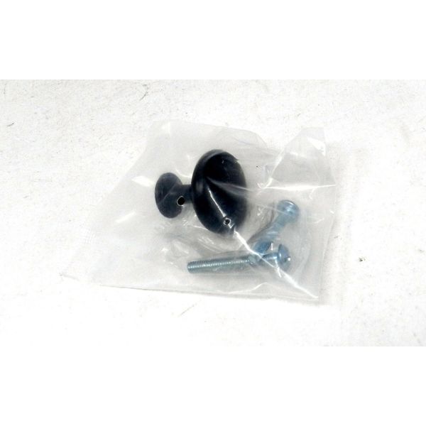 Sapphire Cabinet Knobs Round Black Matte 20 Pack