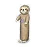 Warmies 3D Hot Water Bottle - Sloth, Brown, Medium (SBOT-SLO-2)