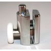 ShowerPart Single Bottom Shower Door Rollers, 23mm Diameter, 6mm Thickness, Chrome, 2x Pack