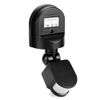 AC 110-240V Infrared Sensor Switch Motion Sensor Switch Adjustable Control LED Light Compact Fluorescent Light Bulb etc Security Automatic Detector Wall Switch LED Waterproof (Black)