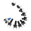 Create Idea 200pcs Mini Micro Momentary Tactile Push Button Switch Assortment Kit with Case for Television Audio Equipment