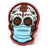 Dia de Los Muertos Skull with Face Mask Tactical Patch | Halloween Morale Patch
