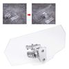 for Motorcycle N Extension - Motorcycle Windscreen Universal Adjustable Motorcycle Transparent Windshield Windscreen Wind Deflector with Adjustable Bracket Replacemnt for for