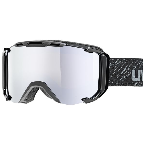 Uvex Snowstrike FM, black mat ski goggles, one size
