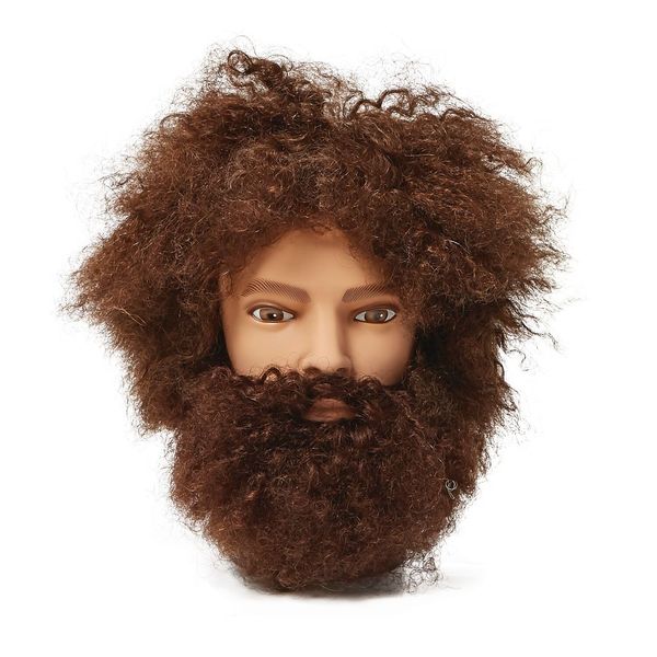 Salon Care Mr. Denton Afro Mannequin Head Brown
