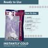 Ever Ready First Aid Disposable Cold Compress Therapy Instant Ice Pack for Injuries 4.5" x 7" - 125 Pack