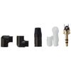 Neutrik NTP3RC-B Right Angled Metal Stereo Jack Plug,Black,3.5 mm