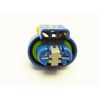 Delphi 2-Position Locking Female Connector Plug Housing Weather Seal Auto Blue