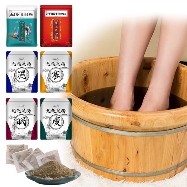 [Nanjing Tonjindou Green Golden Garden] [Yushui] Foot Bath, 0.2 oz (6 g) x 30 Packets Foot Bath, Foot Bath, Wormwort, Herbs, Medicinal Food, Warm, Fatigue, Wormwood Bath Salt, Chinese Medicine, Foot