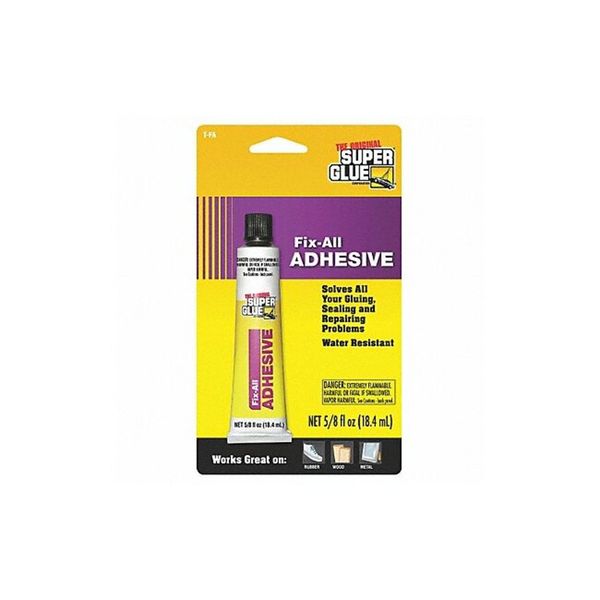 Super Glue Fix All Adhesive, 5/8 fl. Oz. Tube, Clear (T-FA12)