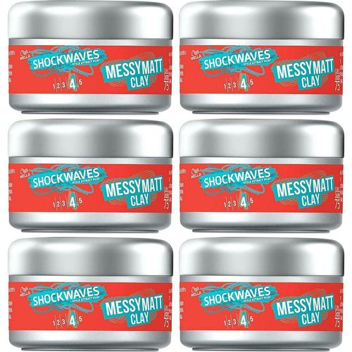 Wella Messy Go Matt Clay, 75 ml - Pack of 6