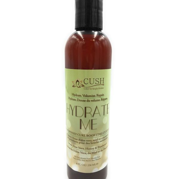 CUSH Hydrate Me Aloe Honey Curl Boosting Custard, 8 OZ