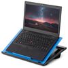 Navaris Adjustable Laptop Lap Tray - Stand, Cushioned, Blue