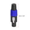 sourcing map SpeakOns Speaker Adapter Connectors,4-Pole Speaker Plug Twist Lock,Speakons Compatible,2pcs