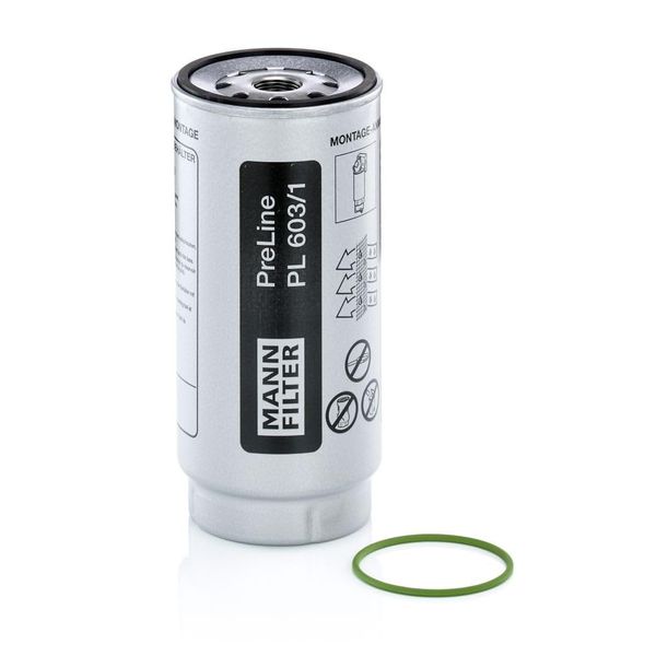 MANN-FILTER Fuel Filter Screw-On Filter PL 603/1 X