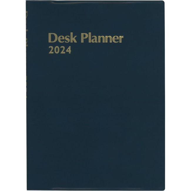 Hakubunkan-Shinsha Hakubunkan Notebook, 2024 B5, Weekly Desk Planner, Navy Blue, No.107 (Begins January 2024)