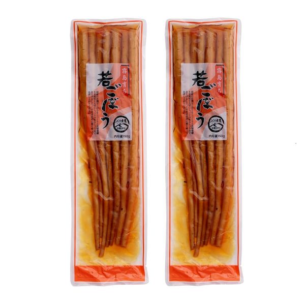 Kamioki Sangyo Young Burdock Bred in Kirishima, Pickles, 5.3 oz (150 g) x 2