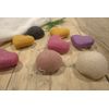 Japanese Konjac Heart Sponge - Rose
