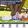 Cooler Stainless Steel Hinge & Latch Set, For Igloo Cooler Replacement